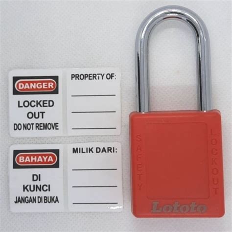 Gembok Safety LOTO Padlock Safety (LockOut and .